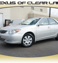 toyota camry 2004 silver sedan le gasoline 4 cylinders front wheel drive automatic 77546