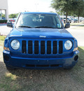 jeep patriot 2010 blue suv sport gasoline 4 cylinders front wheel drive automatic 75067