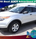 ford explorer 2013 silver suv flex fuel 6 cylinders 2 wheel drive shiftable automatic 77388