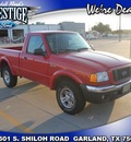 ford ranger 2004 gasoline 6 cylinders rear wheel drive not specified 75041