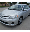 toyota corolla 2011 silver sedan le gasoline 4 cylinders front wheel drive automatic 77039