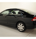 honda civic 2010 black sedan lx gasoline 4 cylinders front wheel drive automatic 77025