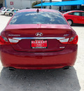 hyundai sonata 2011 red sedan limited gasoline 4 cylinders front wheel drive automatic 76234