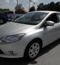 ford focus 2012 silver hatchback se flex fuel 4 cylinders front wheel drive automatic 32783