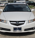 acura tl 2007 white sedan gasoline 6 cylinders front wheel drive shiftable automatic 77074