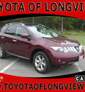 nissan murano 2009 dk  red suv sl gasoline 6 cylinders all whee drive automatic 75604