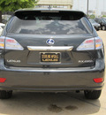 lexus rx 450h 2010 dk  gray suv hybrid 6 cylinders front wheel drive shiftable automatic 77074