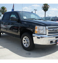 chevrolet silverado 1500 2012 black flex fuel 8 cylinders 4 wheel drive 4 spd auto,elec cntlled 77090