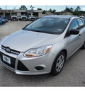 ford focus 2012 silver sedan s flex fuel 4 cylinders front wheel drive 6 speed automatic 77338
