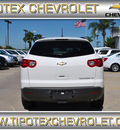 chevrolet traverse 2012 white ls gasoline 6 cylinders front wheel drive automatic 78521