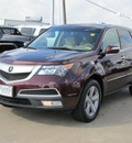 acura mdx 2010 dk  red suv gasoline 6 cylinders all whee drive automatic with overdrive 77074