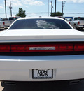 dodge challenger 2012 white coupe r t gasoline 8 cylinders rear wheel drive automatic 76011