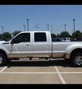 ford f 350 super duty 2011 white king ranch biodiesel 8 cylinders 4 wheel drive shiftable automatic 75041