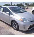 toyota prius 2012 silver hatchback three hybrid 4 cylinders front wheel drive automatic 77074