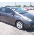 toyota prius v 2012 gray wagon two hybrid 4 cylinders front wheel drive automatic 77074