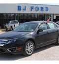 ford fusion 2012 black sedan sel gasoline 4 cylinders front wheel drive automatic 77575
