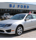 ford fusion 2012 silver sedan se gasoline 4 cylinders front wheel drive automatic 77575
