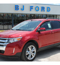 ford edge 2012 red sel gasoline 6 cylinders front wheel drive automatic 77575