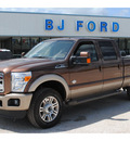 ford f 250 super duty 2012 brown king ranch fx4 biodiesel 8 cylinders 4 wheel drive automatic with overdrive 77575
