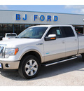ford f 150 2012 white lariat gasoline 6 cylinders 4 wheel drive automatic with overdrive 77575