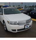 lincoln mkz 2009 white sedan gasoline 6 cylinders front wheel drive 6 speed automatic 77338