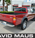 toyota tacoma 2004 red prerunner sr5 gasoline 6 cylinders rear wheel drive automatic 32771