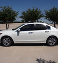 honda accord 2012 white sedan ex l v6 w navi gasoline 6 cylinders front wheel drive automatic 75034