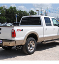 ford f 250 super duty 2012 white king ranch fx4 biodiesel 8 cylinders 4 wheel drive automatic with overdrive 77575