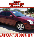 ford fusion 2006 maroon sedan i4 se gasoline 4 cylinders front wheel drive automatic 78666