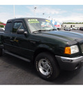 ford ranger 2001 dk  green xlt gasoline 6 cylinders 4 wheel drive automatic with overdrive 07730