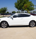 honda accord 2012 white coupe ex gasoline 4 cylinders front wheel drive automatic 75034