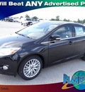 ford focus 2012 black sedan sel flex fuel 4 cylinders front wheel drive 6 speed automatic 77388