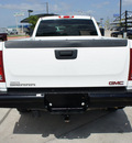 gmc sierra 2500hd 2009 white pickup truck work truck gasoline 8 cylinders 2 wheel drive automatic 76087