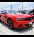 ford mustang 2013 red coupe gasoline 8 cylinders rear wheel drive not specified 77338