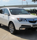 acura mdx 2012 white suv w advance w res gasoline 6 cylinders all whee drive automatic with overdrive 77074