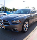dodge charger 2011 dk  gray sedan r t plus gasoline 8 cylinders rear wheel drive shiftable automatic 75093