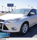 ford focus 2012 silver hatchback se flex fuel 4 cylinders front wheel drive automatic 75062