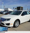 ford fusion 2012 white sedan s gasoline 4 cylinders front wheel drive automatic 75062
