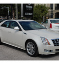 cadillac cts 2013 white sedan 3 6l premium gasoline 6 cylinders rear wheel drive automatic with overdrive 77002