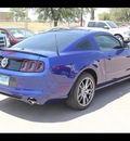 ford mustang 2013 dp impact blue coupe gt 5 0 gasoline 8 cylinders rear wheel drive 6 speed manual 75041