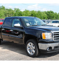 gmc sierra 1500 2012 black sle flex fuel 8 cylinders 2 wheel drive automatic with overdrive 77074