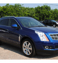 cadillac srx 2012 dk  blue performance collection flex fuel 6 cylinders front wheel drive automatic 77074
