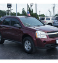 chevrolet equinox 2007 dk  red suv ls gasoline 6 cylinders front wheel drive automatic 77074