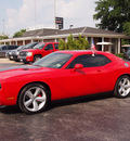 dodge challenger 2009 dk  red coupe srt8 gasoline 8 cylinders rear wheel drive shiftable automatic 77074