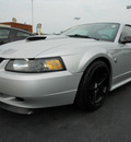 ford mustang 2004 silver coupe gasoline 6 cylinders rear wheel drive automatic 60007