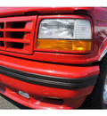 ford f 150 svt lightning 1993 red pickup truck gasoline v8 rear wheel drive automatic with overdrive 07712