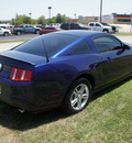 ford mustang 2012 blue coupe gasoline 6 cylinders rear wheel drive automatic 76087