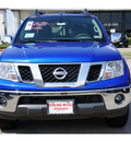 nissan frontier 2012 blue s gasoline 6 cylinders 2 wheel drive automatic 77477