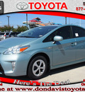 toyota prius 2012 lt  blue hatchback two hybrid 4 cylinders front wheel drive automatic 76011