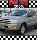 toyota 4runner 2004 gold suv sr5 gasoline 6 cylinders rear wheel drive automatic with overdrive 77469